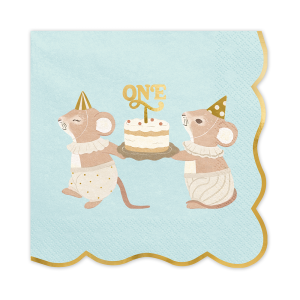 Салфетки  One с мишлета, Сини