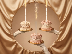 Фонтан за торта,Бял