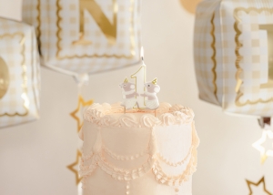 Свещ за торта, Цифра 1 с мишлета