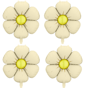 Комплект балони Маргаритки, Бейж