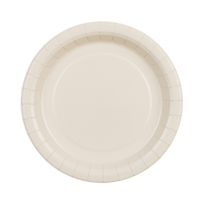 Картонени чинийки, Бейж 18 см.