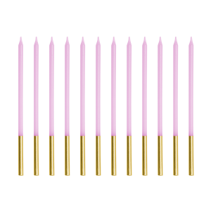 Дълги свещи за торта,Лилави