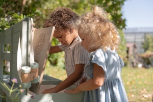 Дървена детска външна кухня Little Dutch