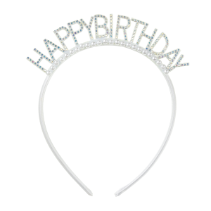 Диадема Happy Birthday перли