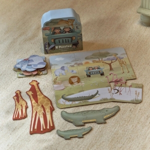 Комплект от 6 пъзела  Safari Friends