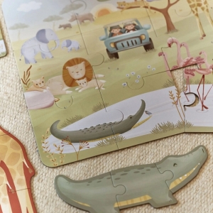 Комплект от 6 пъзела  Safari Friends