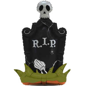 Стоящ фолиев балон Надгробна плоча RIP