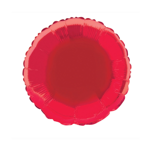 Фолиев балон "Round", Classic Red