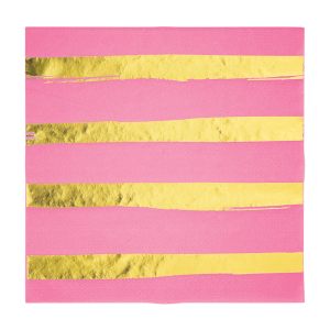 Stripes &amp; Dots, Candy pink Големи салфетки