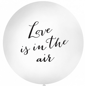 Огромен балон "Love is in the air" - black