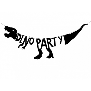 Party Dinosaur, Парти банер Black