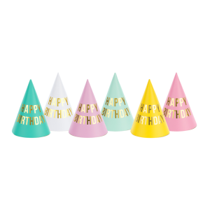 Парти шапки, Pastel Mix Happy Birthday