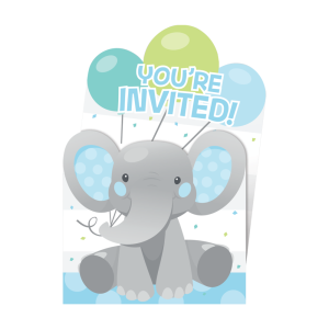 Charming Elephant Boy,Покани за парти