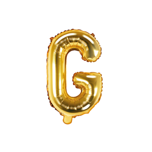 Фолиев балон - буква G, Gold