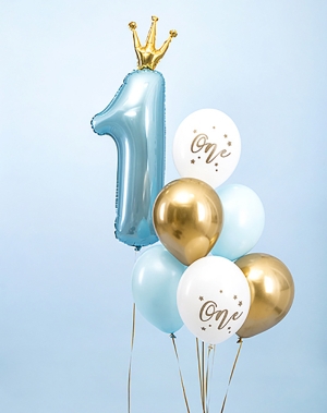 Латексови балони, Първи рожден ден Blue