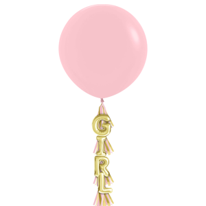 Огромен балон Girl Pink