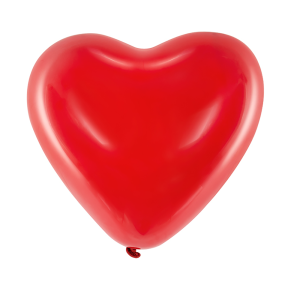 Комплект латексови балони, Червени сърца